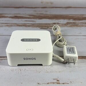 Sonos Bridge Wireless HiFi System White w/ Power Adapter Used